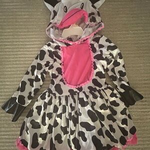 Cow Costume with Pink Accents